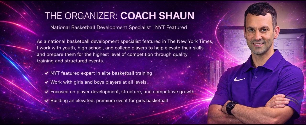 Coach Shaun Gerardo, The Organizer. National Basketball Development Specialist, NYT Featured.
